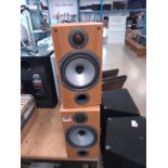 Pair of monitor audio speakers