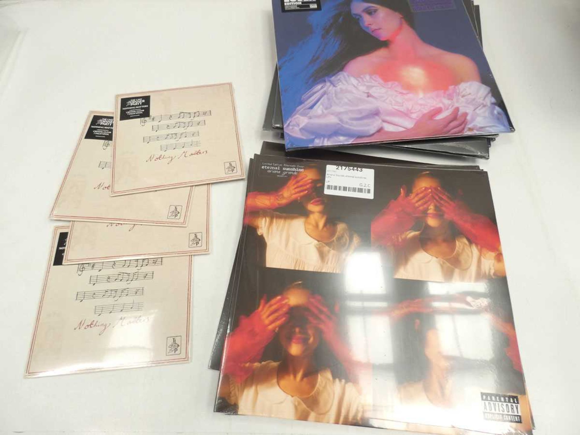 +VAT 4x Ariana Grande Eternal Sunshine LPs, 6x Weyes Blood Hearts Aglow LPs and 4x Last Dinner Party