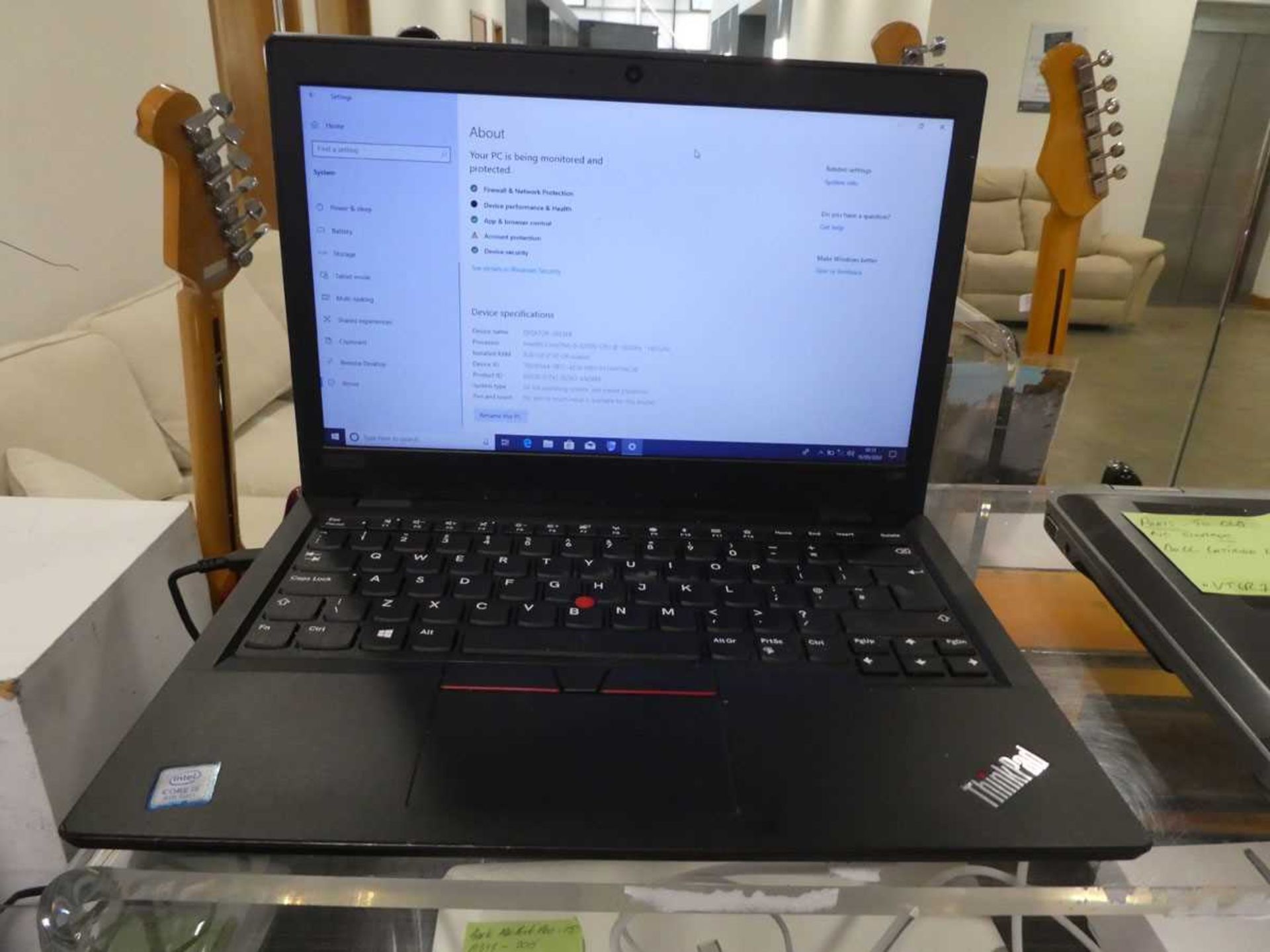 +VAT Lenovo Thinkpad L380 Intel i5-8250U processor, 8GB RAM, 120GB storage, Windows 10, with