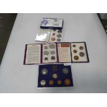 (8) Set of US Mint proof set, Elizabeth R 1982 coin set, and other coins