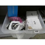 Box containing security camera equipment