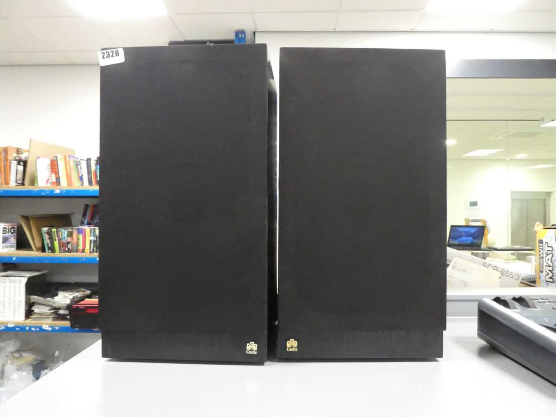 Pair of Castle Warwick speakers serial no. 032088