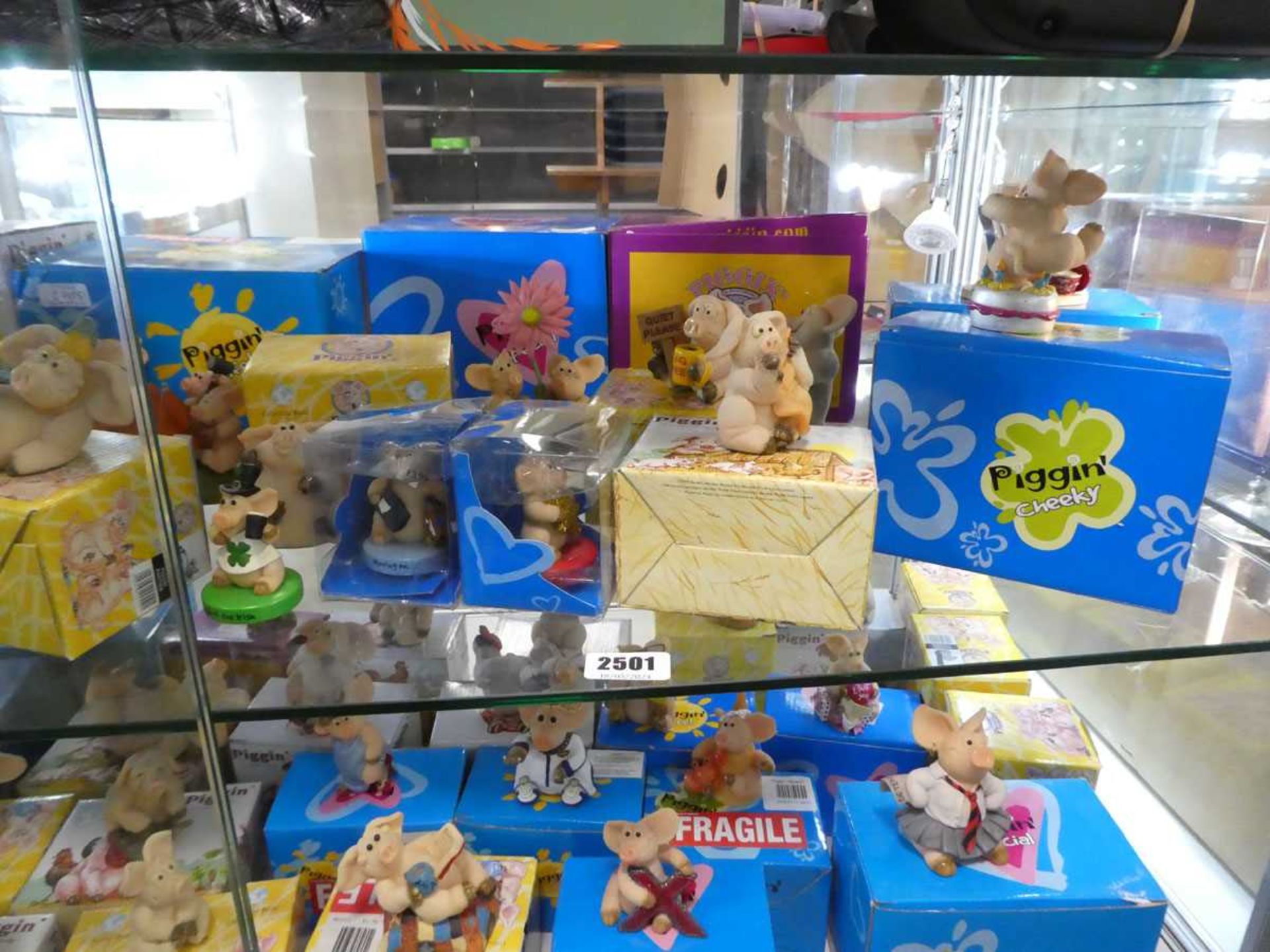 Large collection of Piggin collectible figures with original boxes and packaging - Image 4 of 5