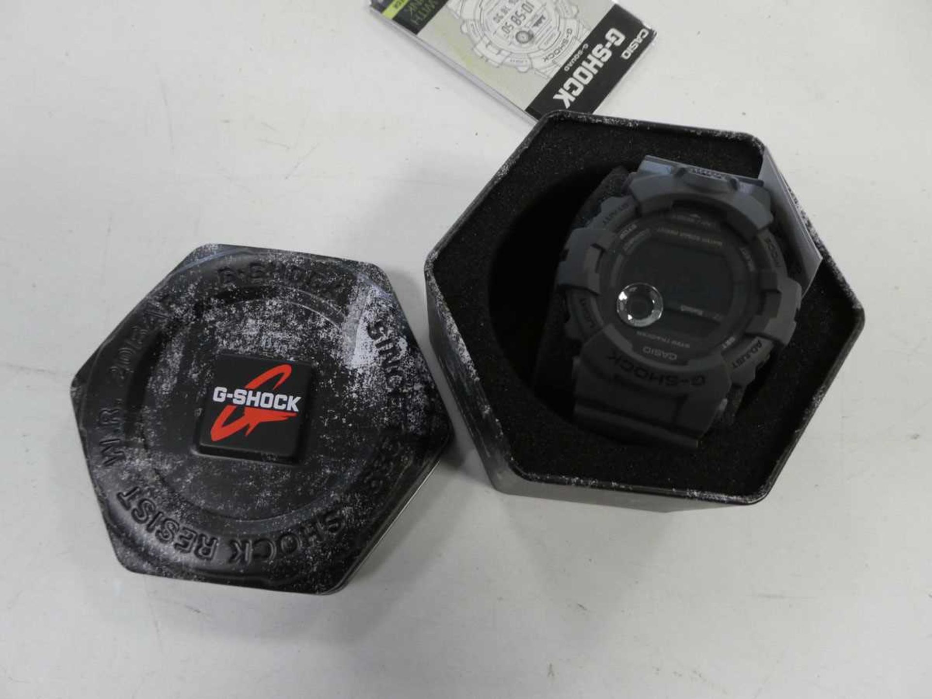 Boxed Casio G-Shock wristwatch with black strap
