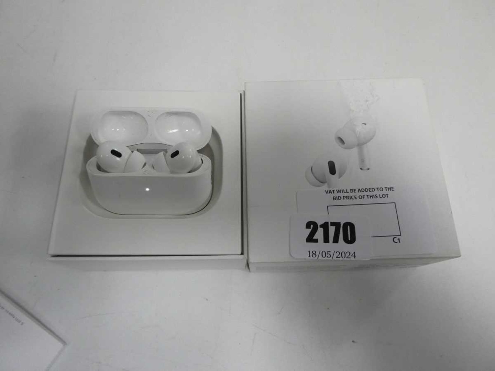 +VAT Pair of Apple airpod pro 2nd generation, boxed (MTJV3ZM/A)