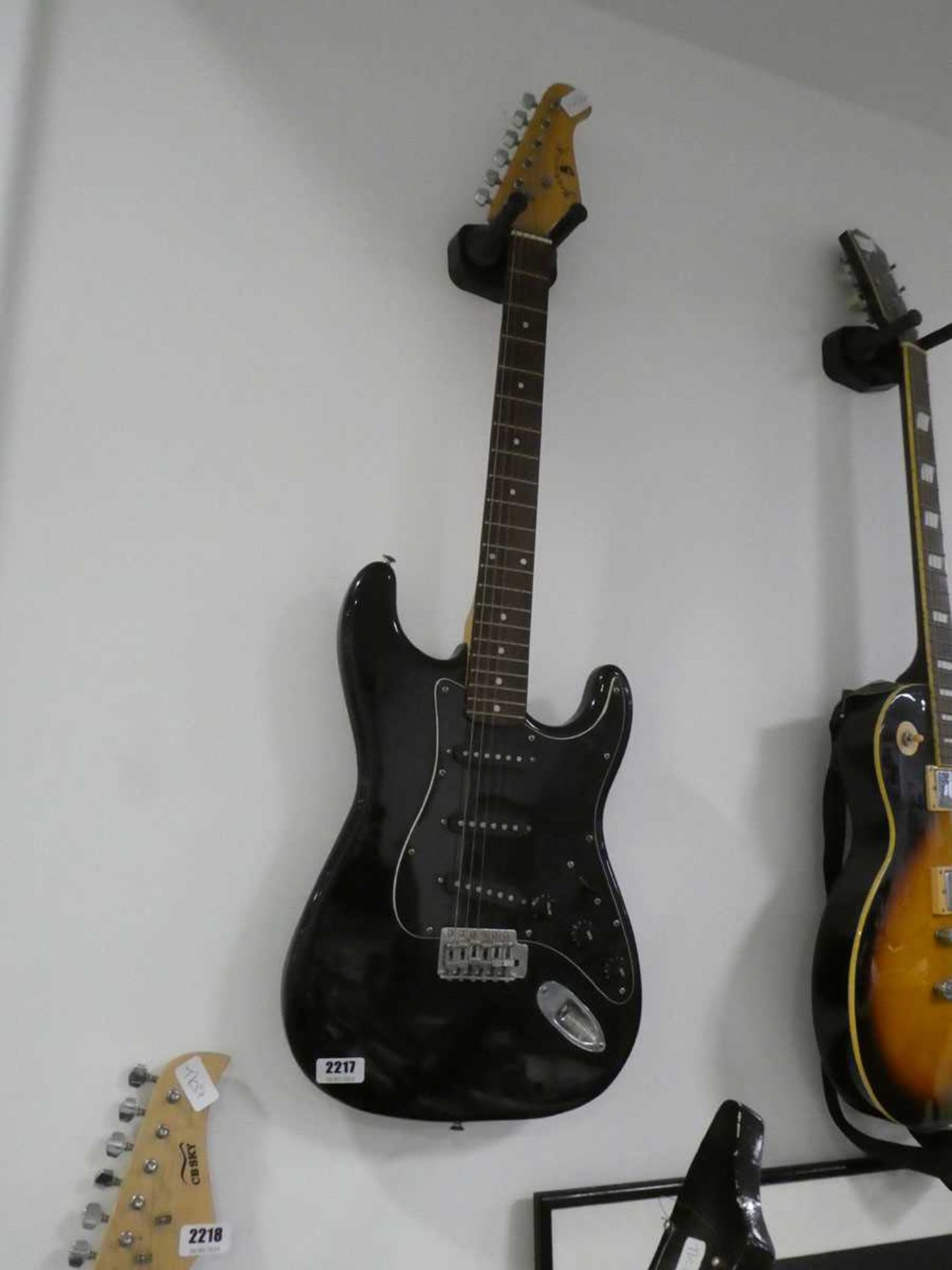 Brunswick electric guitar in black