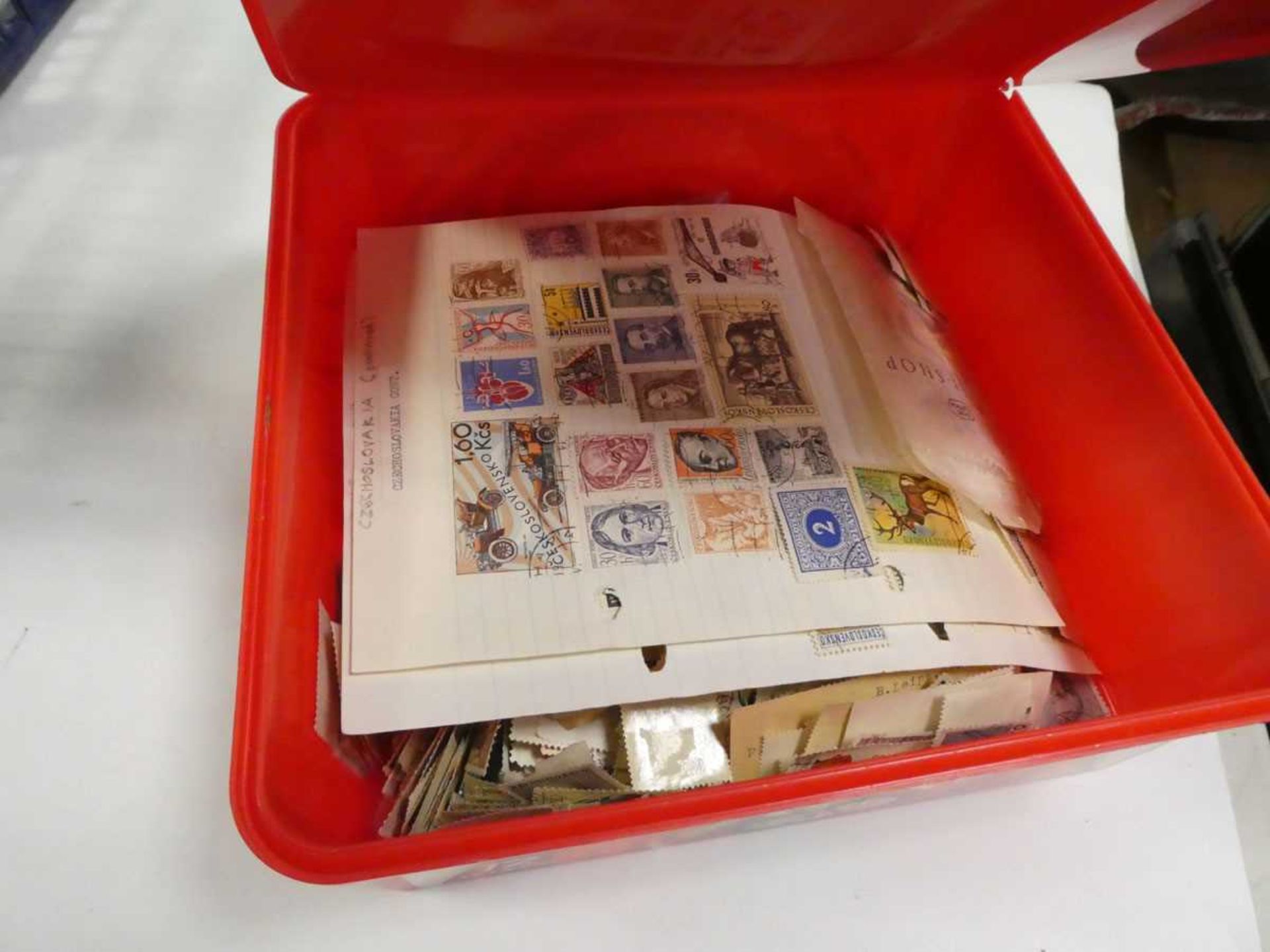 Box containing various stamps and albums - Image 3 of 3