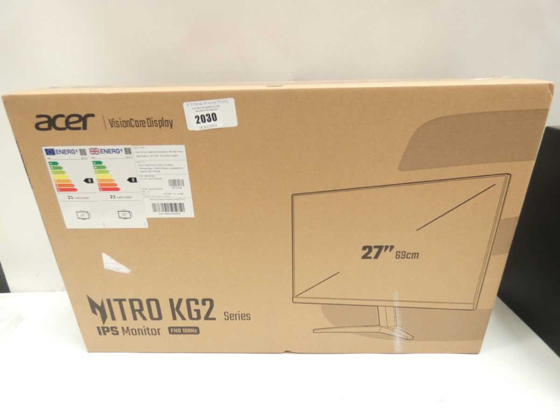 +VAT Acer Nitro KG2 27" monitor