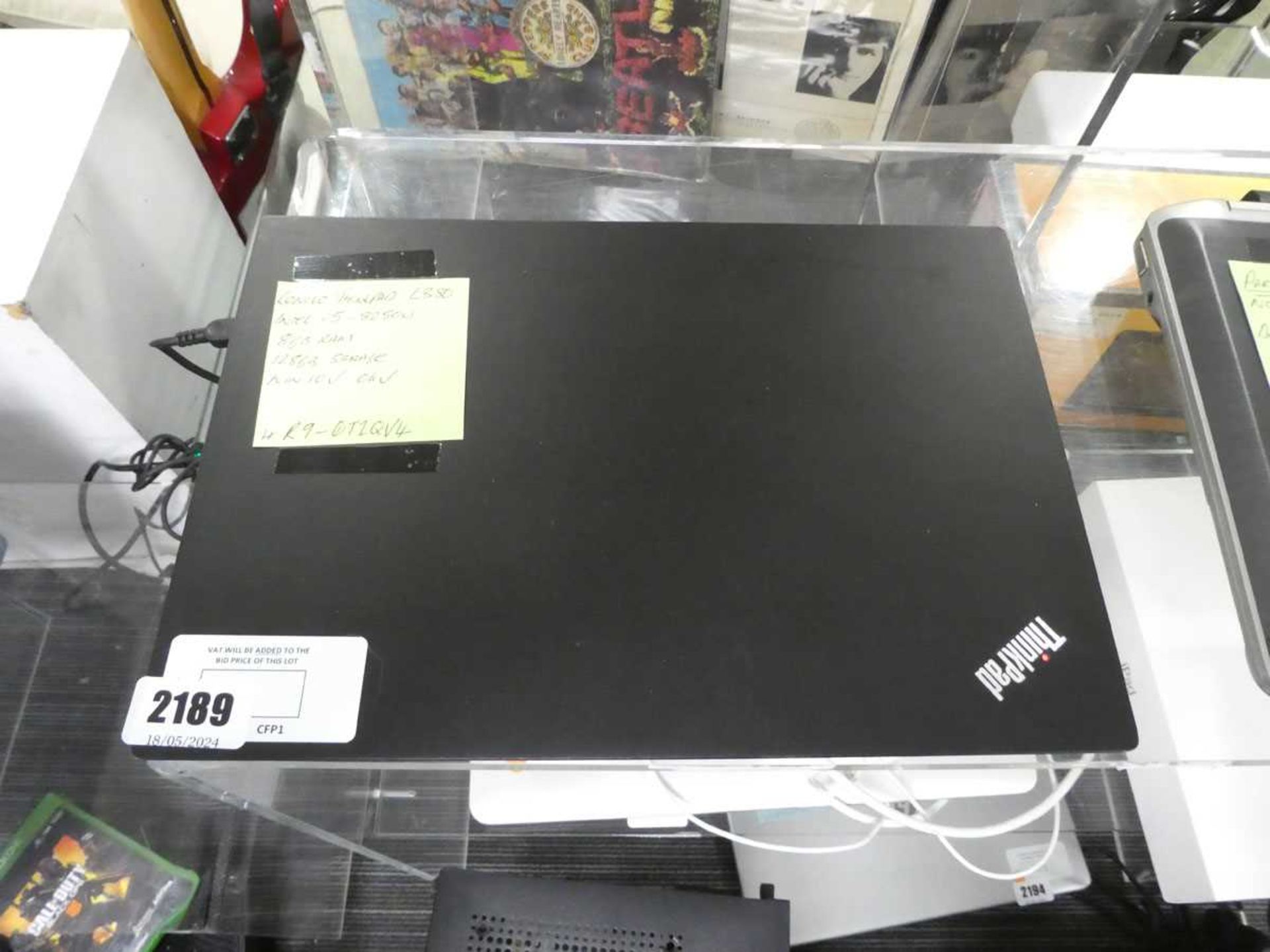 +VAT Lenovo Thinkpad L380 Intel i5-8250U processor, 8GB RAM, 120GB storage, Windows 10, with - Image 2 of 2