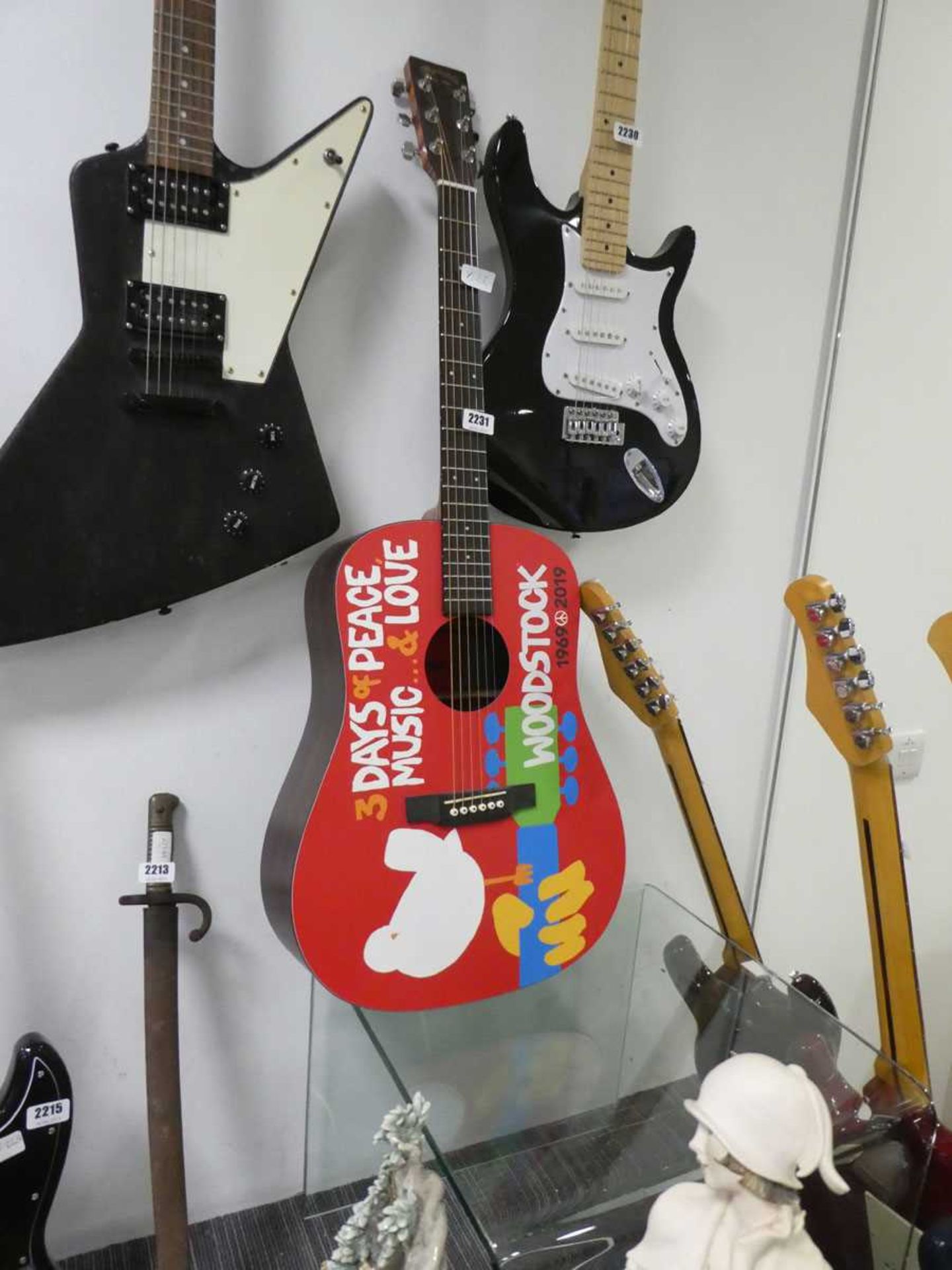 Martin & Co. electro-acoustic guitar, Ltd. Ed. Woodstock 50th Anniversary