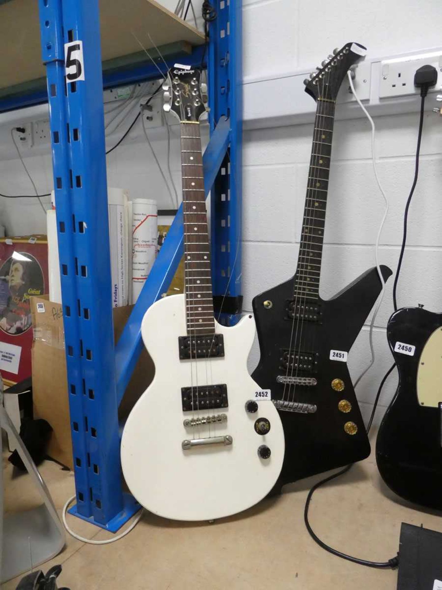 Epiphone electric guitar in white