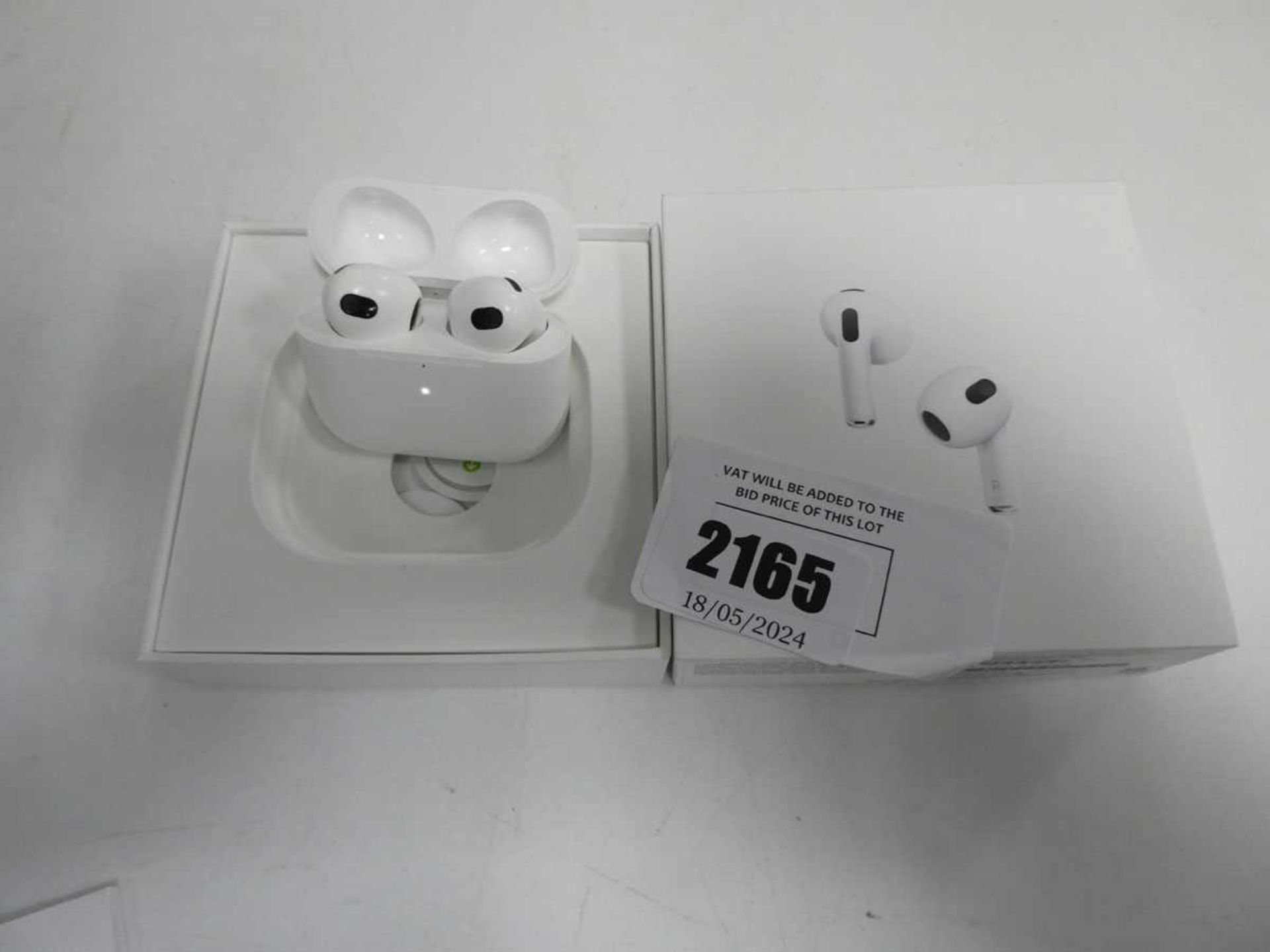 +VAT Pair of Apple airpod 3rd generation, boxed (MME73ZM/A)