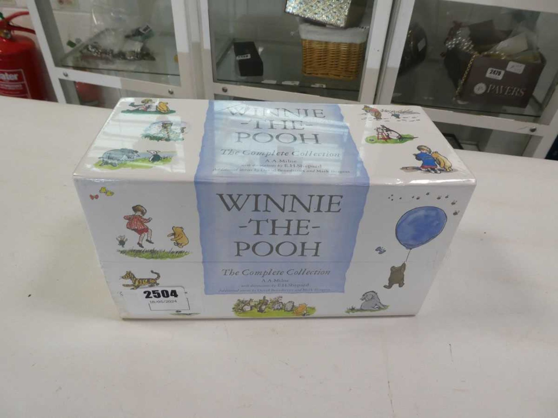 Sealed box of Winnie The Pooh Complete Collection books