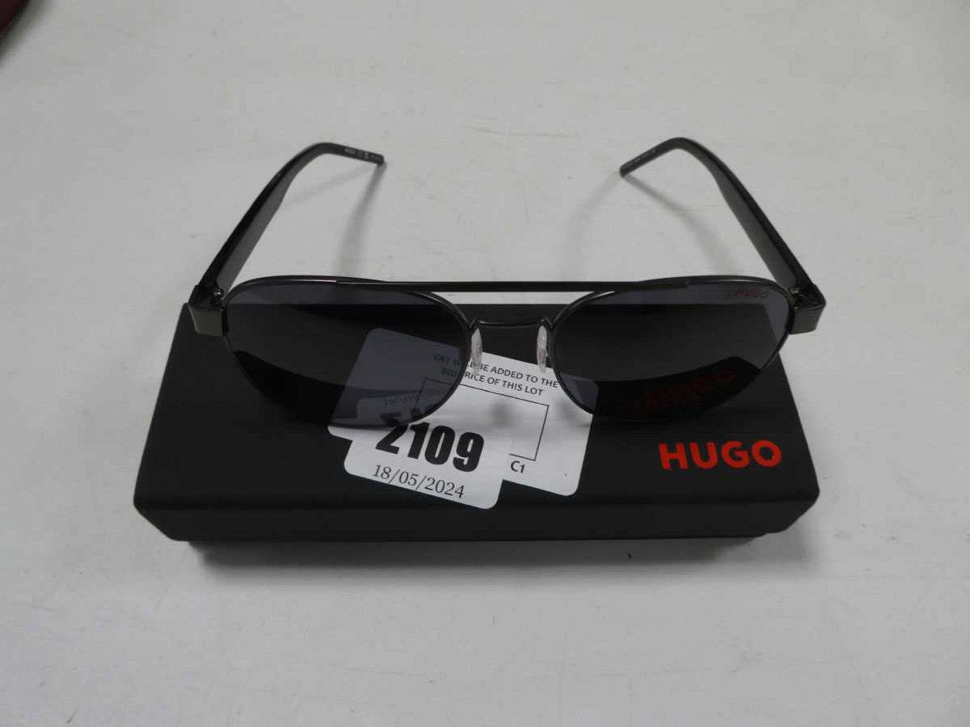 +VAT Pair of Hugo Boss sunglasses in case