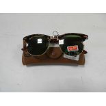 Pair of Rayban sunglasses in case