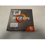 AMD Ryzen 5 4500 6 core 12 thread processor, 4.1ghz max boost, 3.6ghz space, boxed