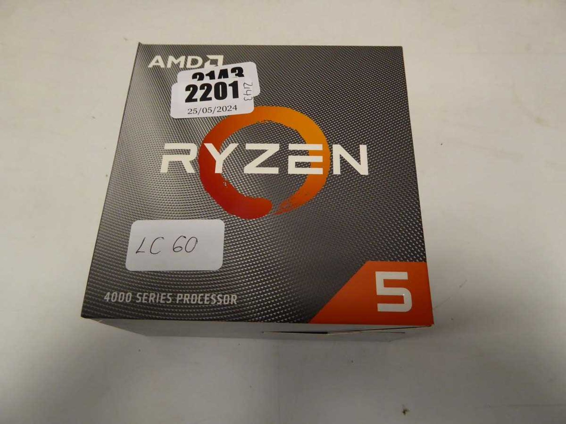 AMD Ryzen 5 4500 6 core 12 thread processor, 4.1ghz max boost, 3.6ghz space, boxed