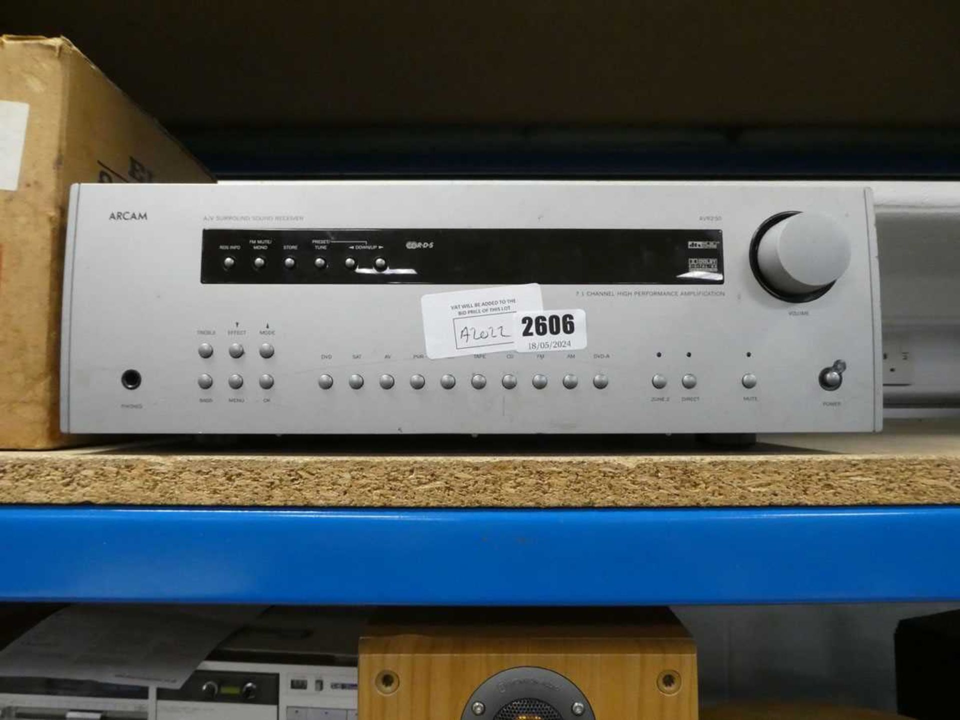 +VAT Arcam A/V Surround Sound Receiver Model number: AVR250