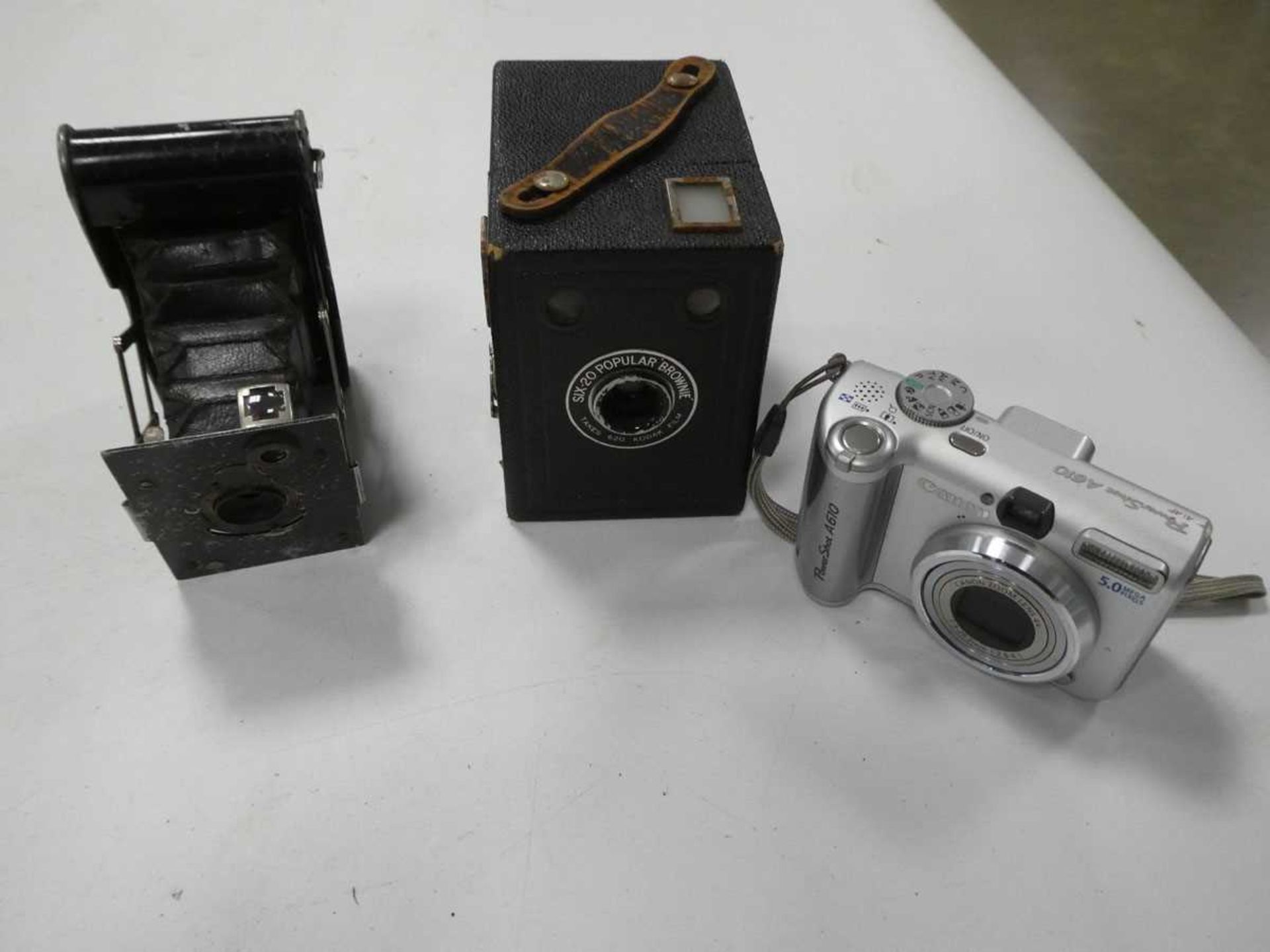 Selection of cameras and cases