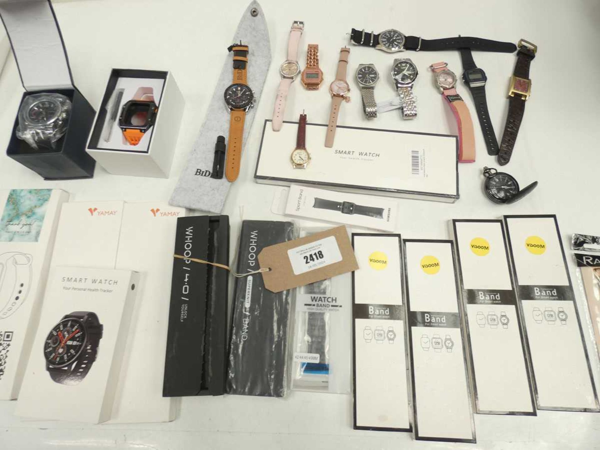 +VAT Quantity of wristwatches, smartwatches and straps