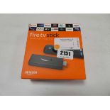 +VAT Amazon fire TV stick in box, no remote
