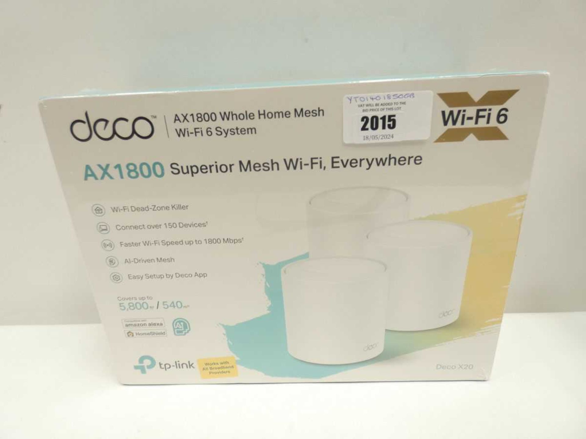 +VAT TP-Link Deco AX1800 home mesh