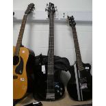 +VAT Gear4Music electric bass guitar in black