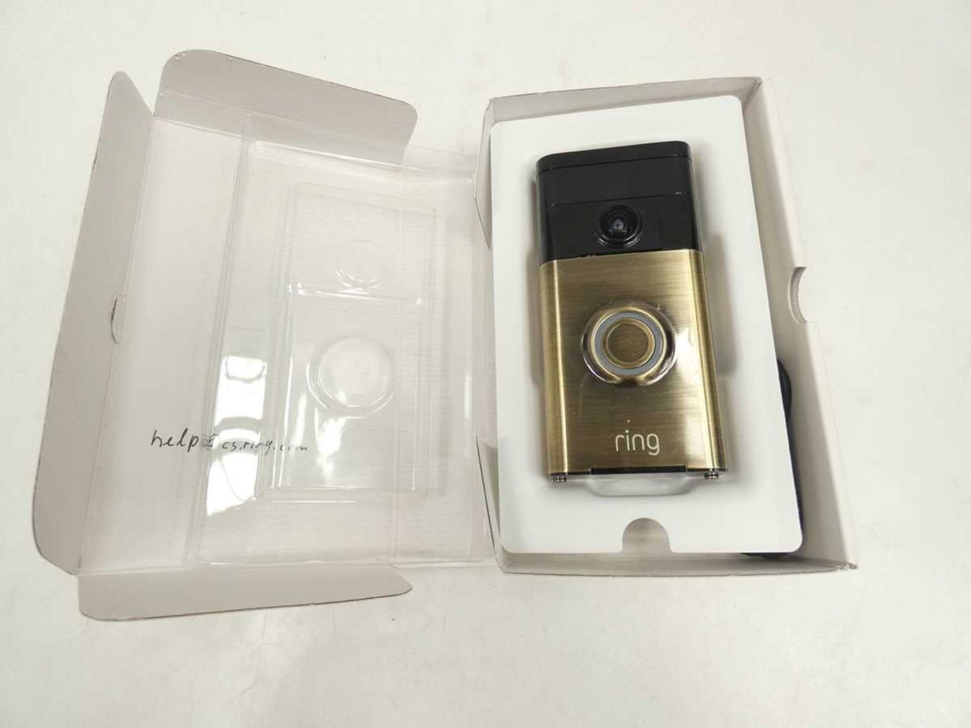 +VAT Ring Video Doorbell Gold Tone - Image 2 of 2