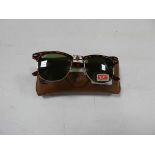 Pair of Rayban sunglasses in case
