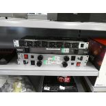+VAT Ultra DI Crow 8 channel DI box model D1800, Therman power distribution box M10 XE, and PPC8000E
