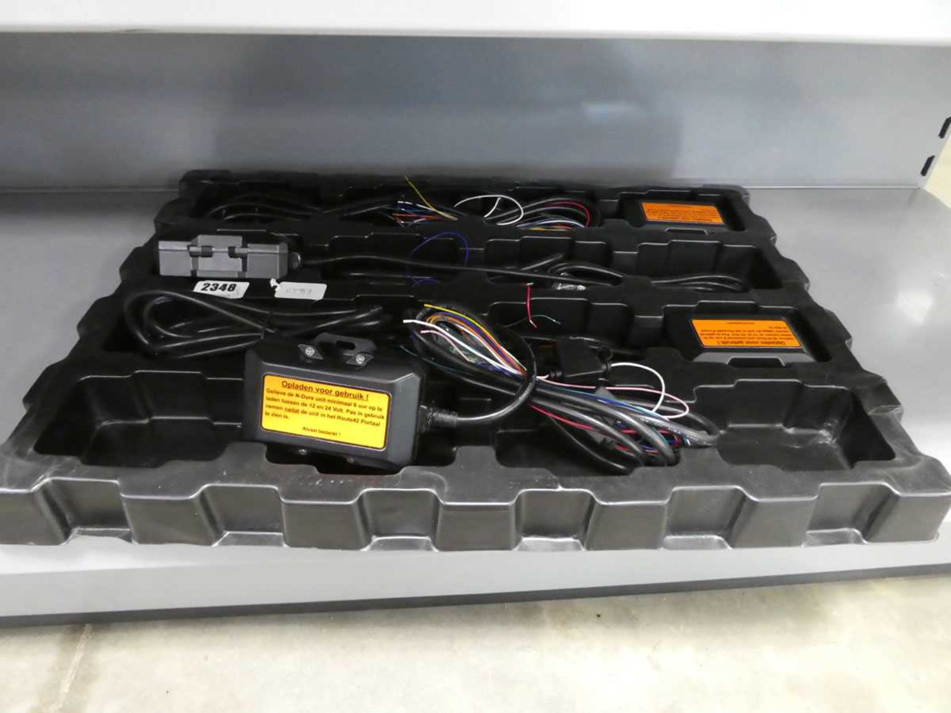 Box containing cables