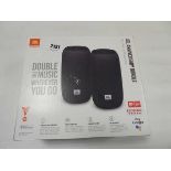 Pair of JBL link portable speakers in JBL anniversary bundle