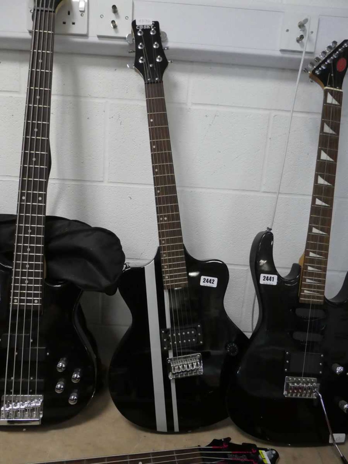 CB Sky electric guitar in black