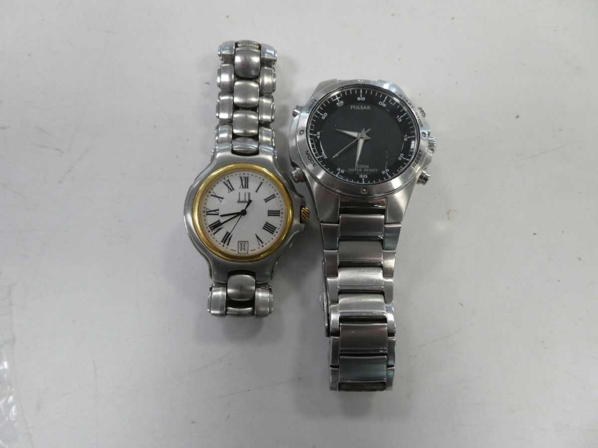 Pulstar wristwatch and Dunhill wristwatch