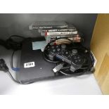 Sony PS3 console, 120GB, with games and controllers, with psu