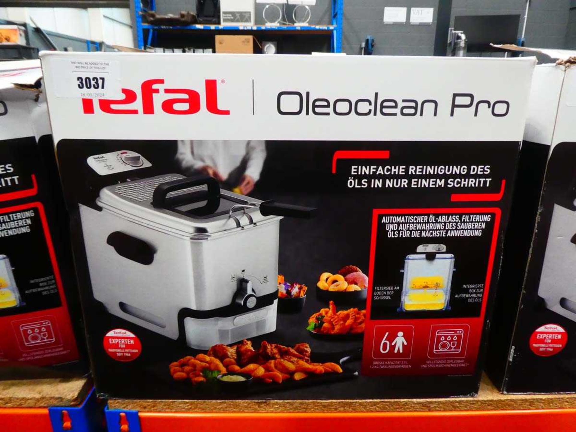 +VAT Tefal Oleoclean Pro Deep Fryer