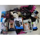 +VAT Quantity of accessories to include gloves, mens boxers, ladies sports bras, balaclavas, belts