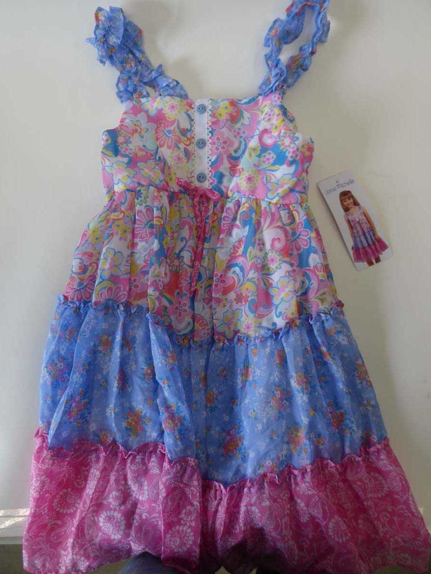 Approx. 8 children's Jona Michelle dresses, in 3 different patterns and various sizes - Image 3 of 4