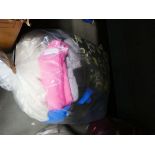 +VAT Bag containing various cleaning cloths, pillow cases, etc