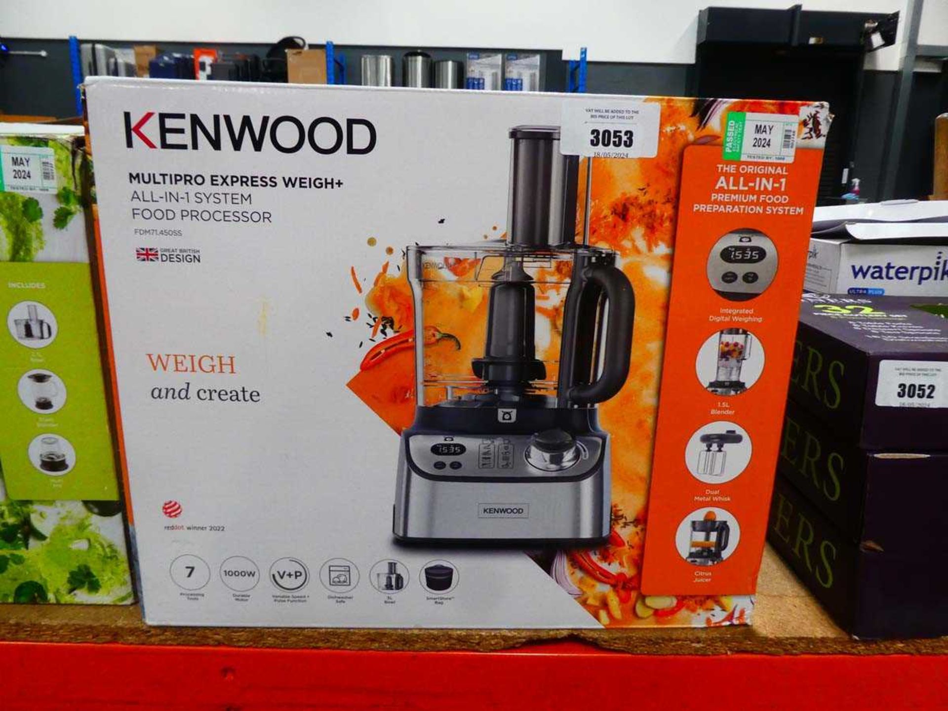 +VAT Kenwood Multipro Express Weigh+ food processor