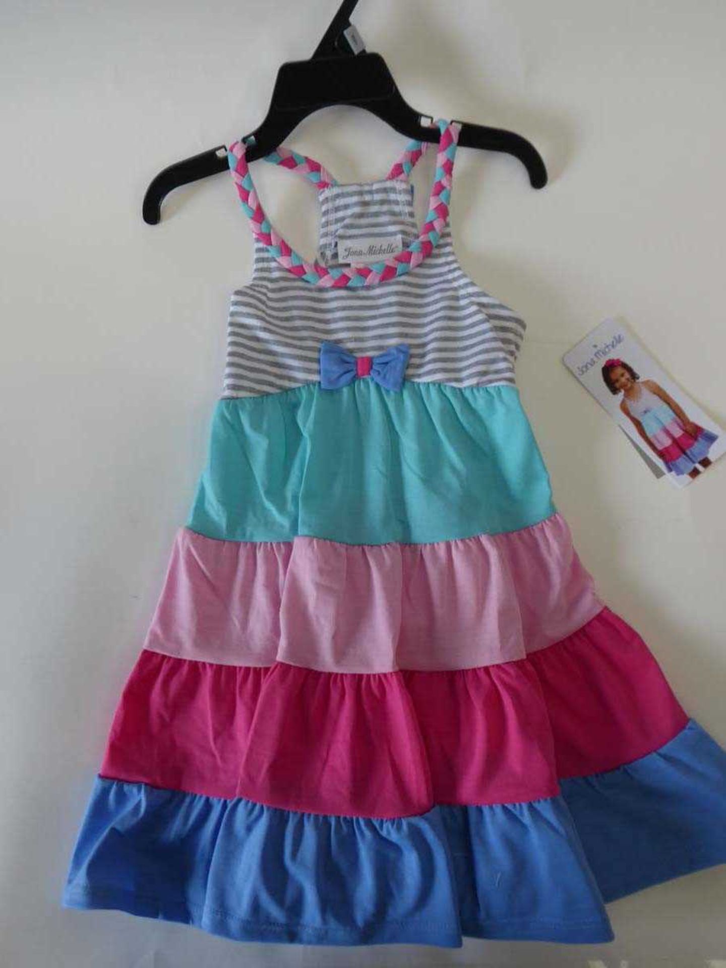 +VAT Approx. 25 children's Jona Michelle dresses, in 4 different patterns and various sizes - Image 3 of 5