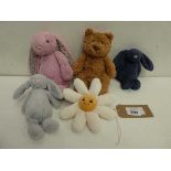 +VAT Jellycat rabbits, bear and flower