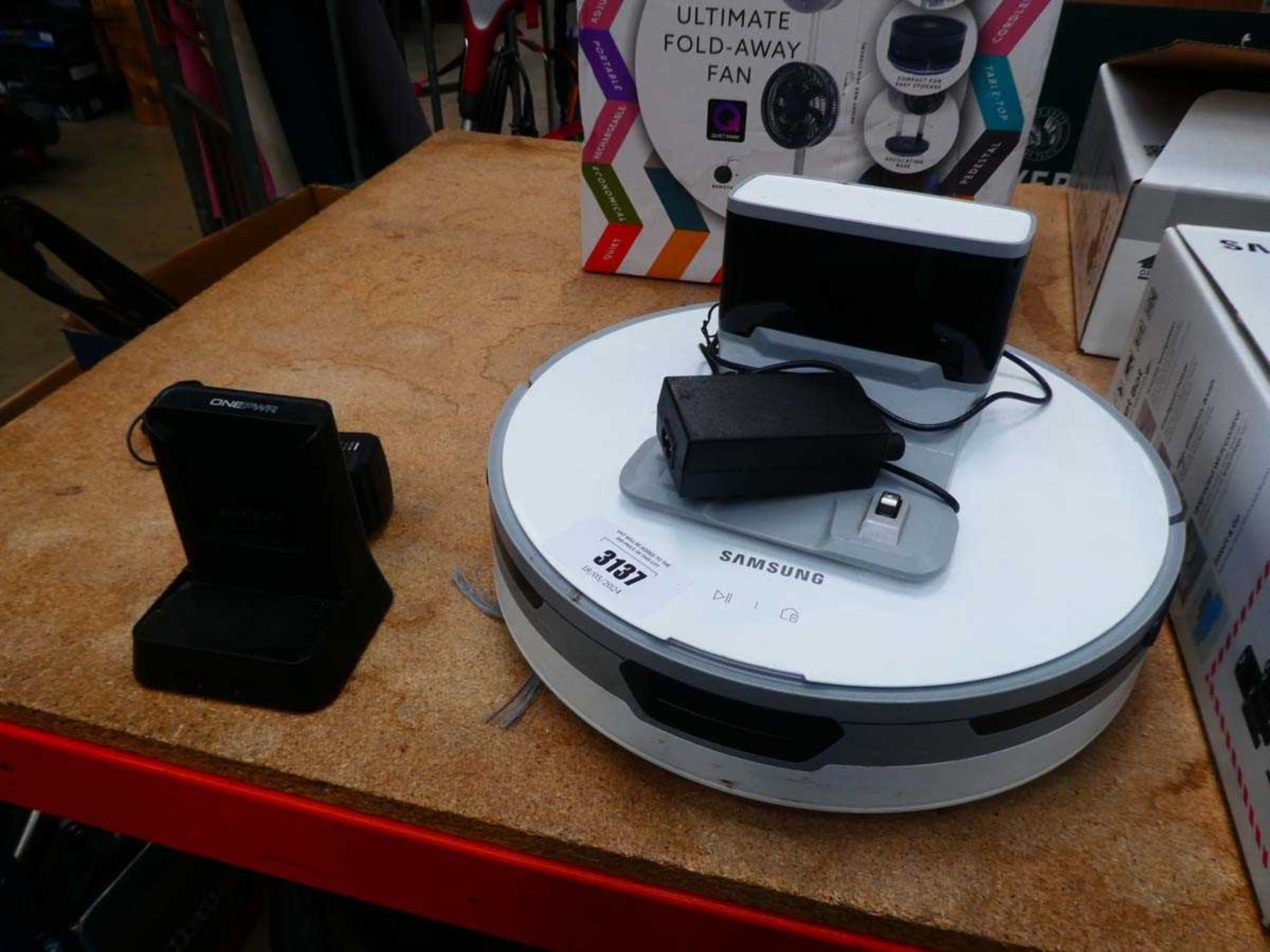 +VAT Unboxed Samsung Jet Bot robotic vacuum with part charger