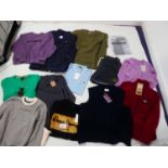 +VAT Selection of clothing to include Represent, Gant, Carhartt, etc