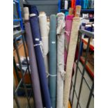Various rolls of material