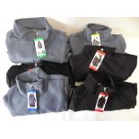 +VAT 7 ladies 32 Degree Heat thermal zip up fleeces in a mixture of black and grey (mixed sizes)