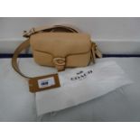 +VAT Coach New York handbag in ivory with dust bag