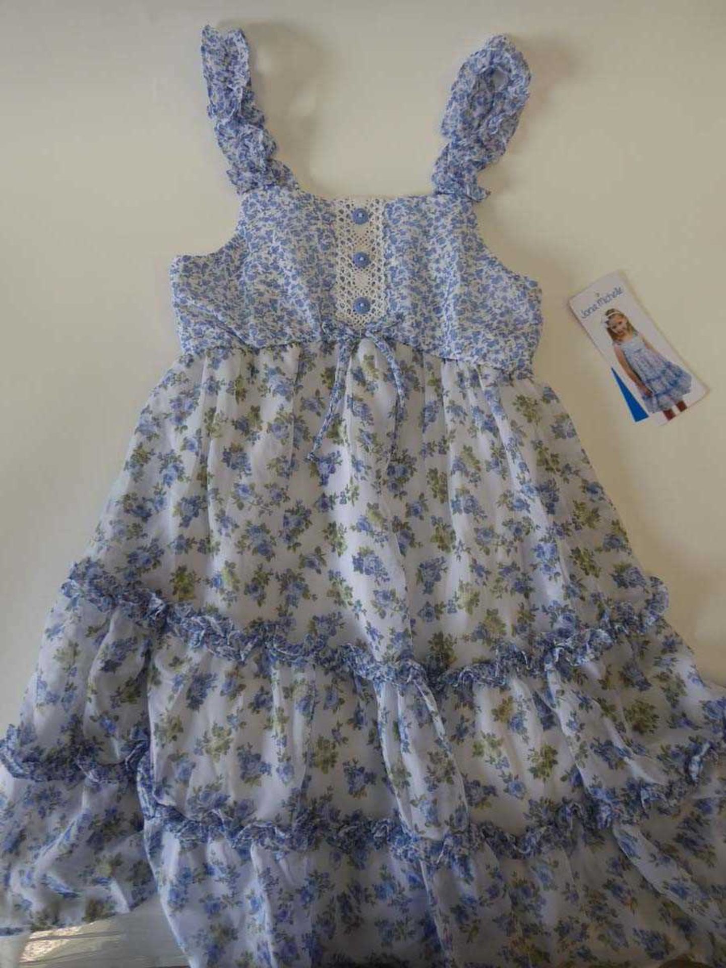 Approx. 8 children's Jona Michelle dresses, in 3 different patterns and various sizes - Image 2 of 4