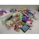 +VAT False nails, false eyelashes, cotton pads, sanitary ware, beauty product samples, lip balms