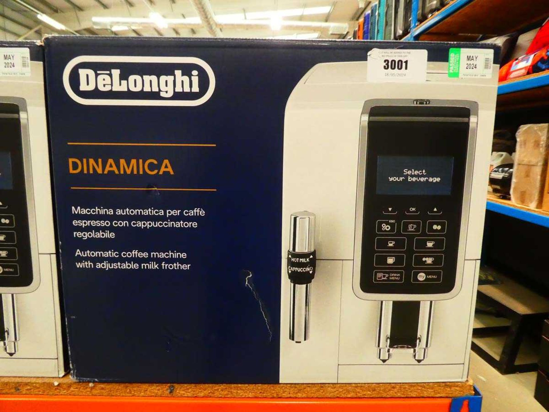 +VAT De'longhi Dinamica coffee machine